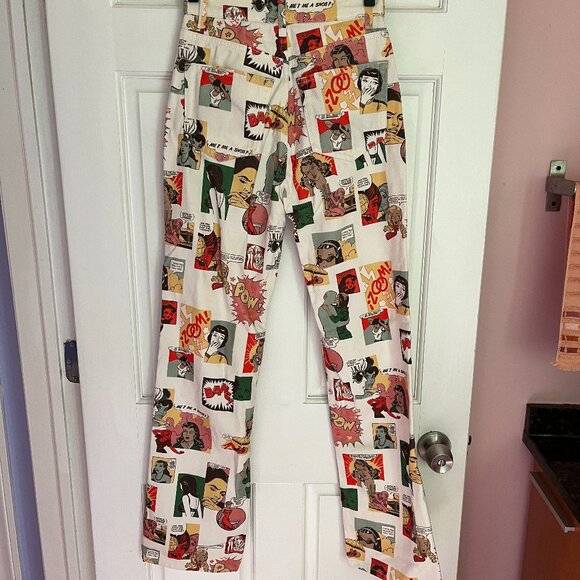 Reformation High Rise Straight Jeans - Comic Book - Picture 4 of 6